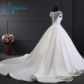 Sequined Beading Flowers Sashes Wedding Dress Ball Gowns